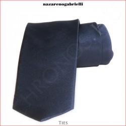 Nyakkendők - AG.UXC1B902000 Diagonálszövésű sötétkék selyemnyakkendő